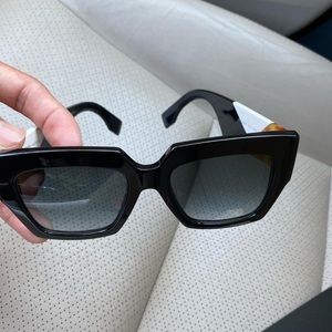 Fendi FF 0263 807 Black plastic with grey lens